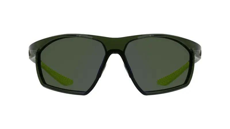 Unisex Nike NIKE WINDTRACK HEAT IQ7245X 355 Occhiali da sole Bio-iniettato Verde Verde Squadrata Normale miniatura 2