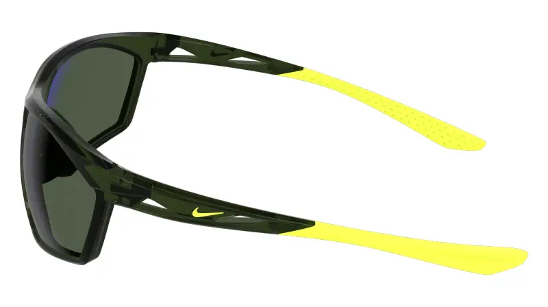 Unisex Nike NIKE WINDTRACK HEAT IQ7245X 355 Occhiali da sole Bio-iniettato Verde Verde Squadrata Normale miniatura 3