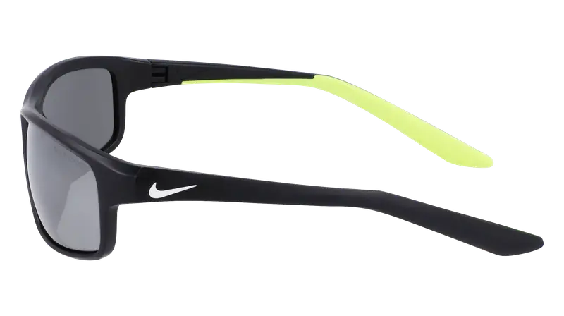 Nike Unisex NIKE RABID 22 DV2371 011 Occhiali da sole Plastica Nero Argento Squadrata Specchiate Fotocromatiche miniatura 2