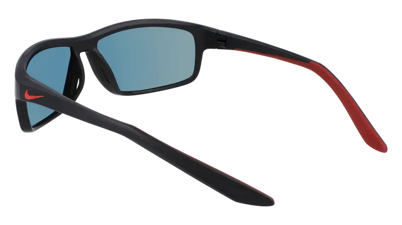 Nike Unisex NIKE RABID 22 M DV2153 010 Occhiali da sole Bio-iniettato Nero Rosso Squadrata Normale Specchiato miniatura 3