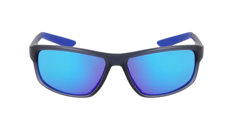 Nike Unisex NIKE RABID 22 M DV2153 021 Occhiali da sole Bio-iniettato Grigio Blu Squadrata Normale Specchiato miniatura 2