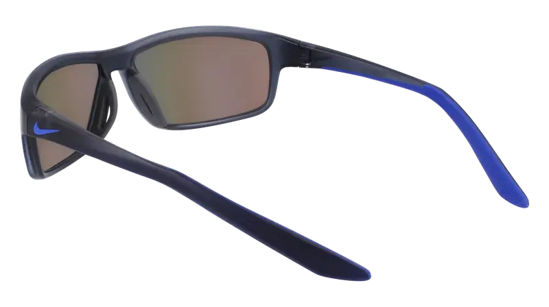 Nike Unisex NIKE RABID 22 M DV2153 021 Occhiali da sole Bio-iniettato Grigio Blu Squadrata Normale Specchiato miniatura 3