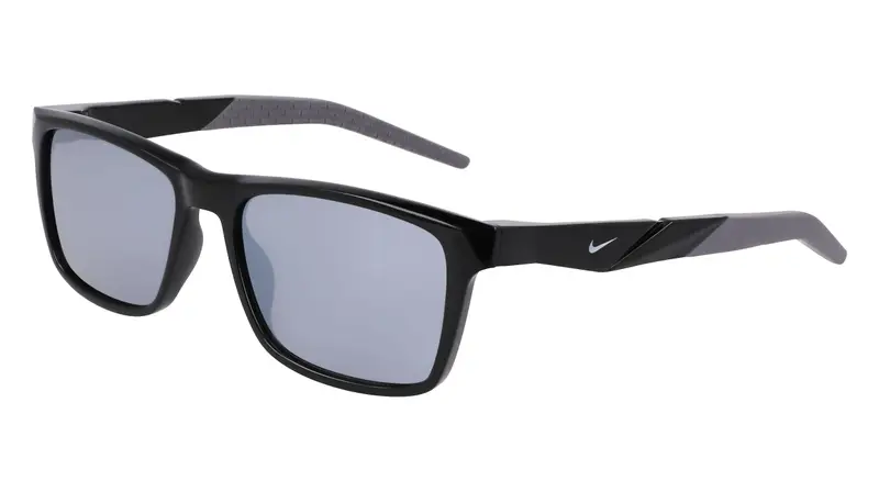 Nike Unisex NIKE RADEON 1 FV2402 010 Occhiali da sole Plastica Nero-opaco Argento Squadrata  Fotocromatiche