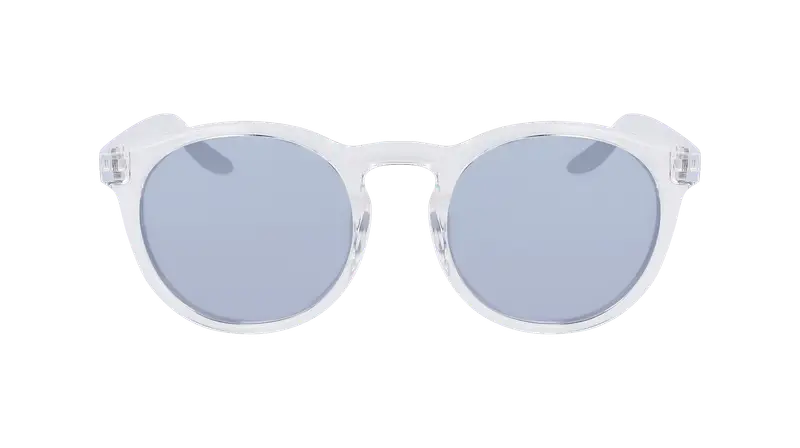 Nike Unisex NIKE SWERVE P FD1850 901 Occhiali da sole Plastica Cristallo Argento Rotonda Polarizzata Polarizzata miniatura 2