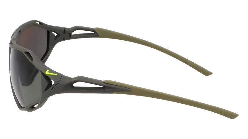 Nike Unisex NIKE ZEUS RISE IF1120X 355 Occhiali da sole Bio-iniettato Verde Verde Squadrata Normale miniatura 2