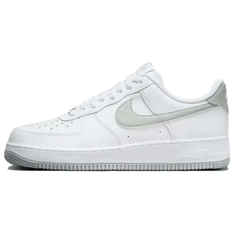 Uomo Air Force 1 07 Bianco Grigio Fumo Chiaro Scarpe da Ginnastica Uomo FJ4146-100 41