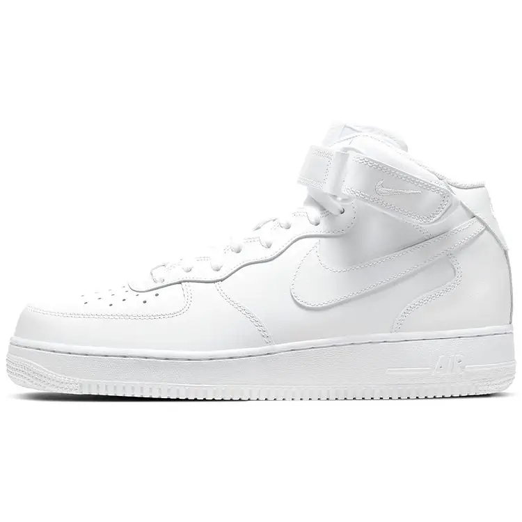 Uomo Air Force 1 Mid 07 Bianche Scarpe da Ginnastica Uomo 315123-111 46
