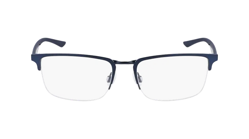 Nike Uomo NIKE 4313 410 Montature da vista Metallo Blu Squadrata Normale Fotocromatiche miniatura 2