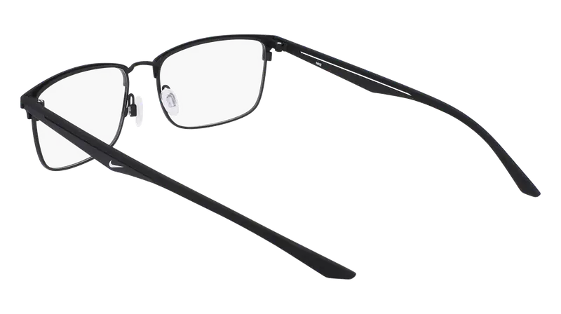 Nike Uomo NIKE 4314 001 Montature da vista Metallo Nero Squadrata Normale Fotocromatiche miniatura 3