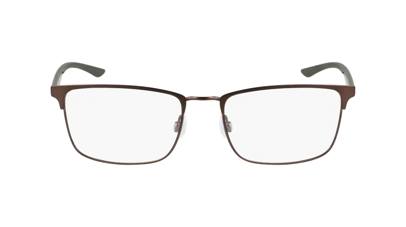 Nike Uomo NIKE 4314 212 Montature da vista Metallo Satinato marrone Squadrata Normale Fotocromatiche miniatura 2