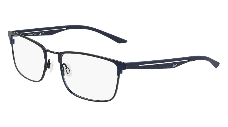 Nike Uomo NIKE 4314 410 Montature da vista Metallo Blu  Squadrata Normale Fotocromatiche