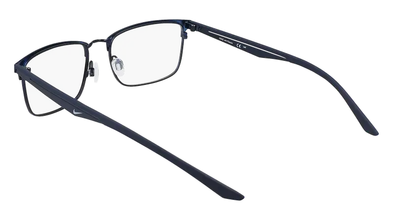 Nike Uomo NIKE 4314 410 Montature da vista Metallo Blu Squadrata Normale Fotocromatiche miniatura 3