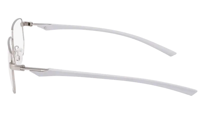 Nike Uomo NIKE 4317 045 Montature da vista Metallo Squadrata Normale miniatura 2