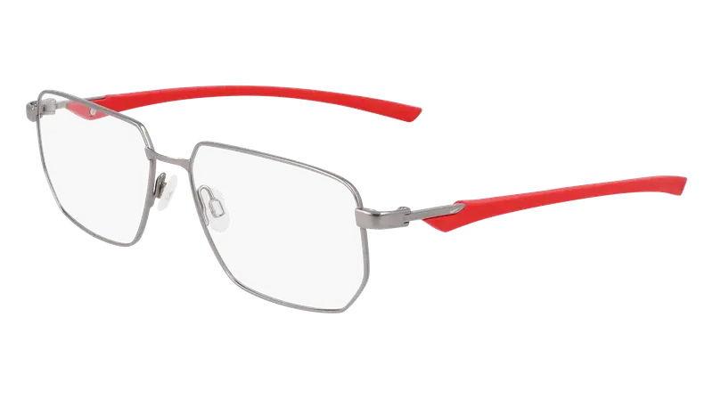 Nike Uomo NIKE 4317 076 Montature da vista Metallo Canna di fucile Squadrata Normale