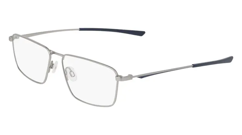 Uomo NIKE 4319 045 Montature da vista Metallo Argento Squadrata Normale