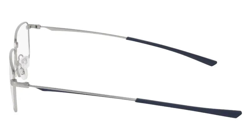 Uomo NIKE 4319 045 Montature da vista Metallo Argento Squadrata Normale miniatura 3