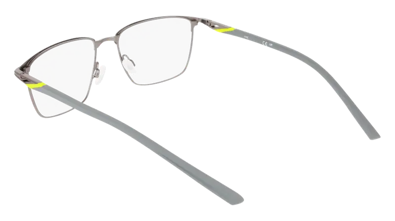 Nike Uomo NIKE 6066 070 Montature da vista Titanio Canna di fucile Squadrata Normale miniatura 3