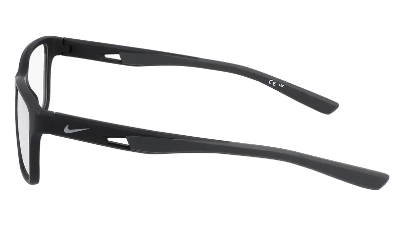 Nike Uomo NIKE 7014 001 Montature da vista Bio-iniettato Nero Squadrata Normale miniatura 2