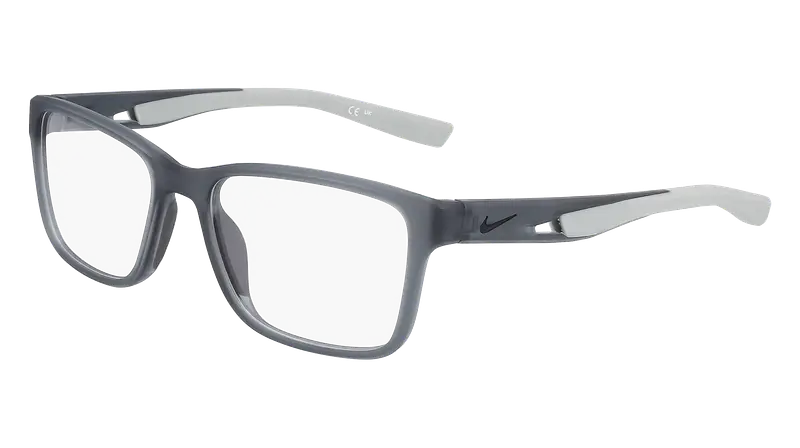 Nike Uomo NIKE 7014 034 Montature da vista Bio-iniettato Grigio Squadrata Normale