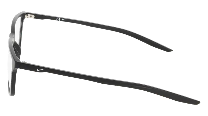 Nike Uomo NIKE 7018 001 Montature da vista Bio-iniettato Nero Squadrata Normale miniatura 2