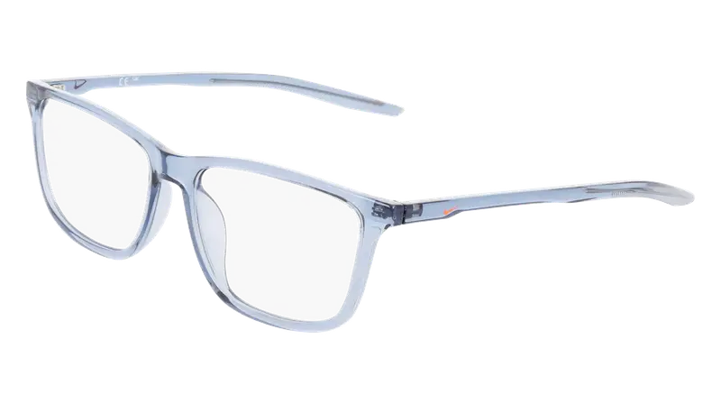 Nike Uomo NIKE 7018 460 Montature da vista Bio-iniettato Squadrata Normale