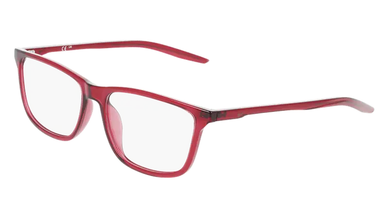 Nike Uomo NIKE 7018 601 Montature da vista Bio-iniettato Squadrata Normale