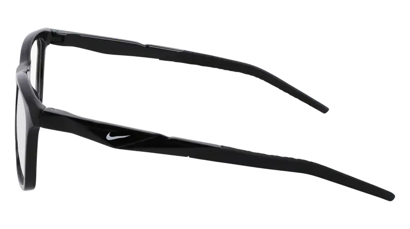 Nike Uomo NIKE 7056 001 Montature da vista Bio-iniettato Nero Squadrata Normale Fotocromatiche miniatura 3