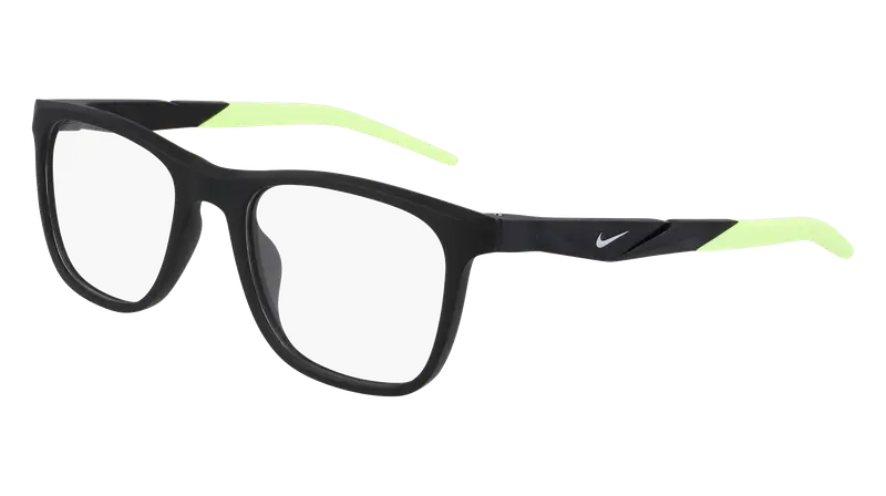 Nike Uomo NIKE 7056 003 Montature da vista Bio-iniettato Nero  Squadrata Normale Fotocromatiche