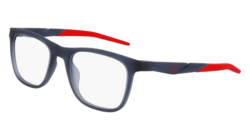 Nike Uomo NIKE 7056 036 Montature da vista Bio-iniettato Grigio  Squadrata Normale Fotocromatiche