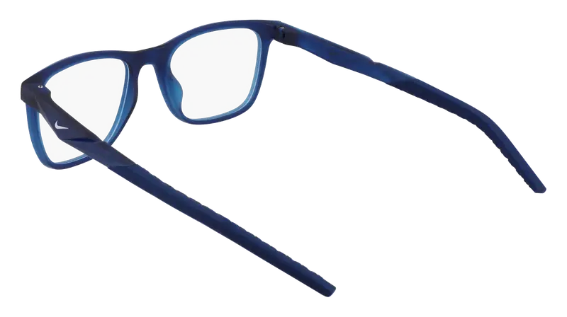 Nike Uomo NIKE 7056 423 Montature da vista Bio-iniettato Blu Squadrata Normale Fotocromatiche miniatura 2