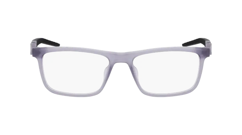 Nike Uomo NIKE 7057 030 Montature da vista Bio-iniettato Grigio Squadrata Normale Fotocromatiche miniatura 2