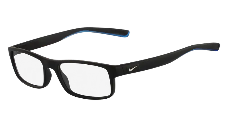 Nike Uomo NIKE 7090 018 Montature da vista Iniettato Nero Squadrata Normale Fotocromatiche