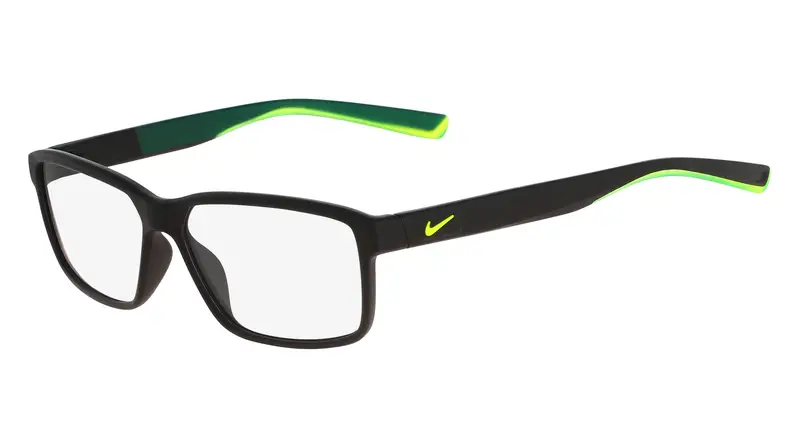 Uomo NIKE 7092 001 Montature da vista Iniettato Nero Squadrata Normale Fotocromatiche