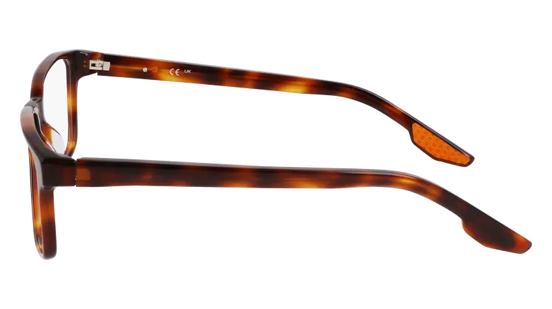 Nike Uomo NIKE 7160 240 Montature da vista Recycled PET Havana Squadrata Normale Fotocromatiche miniatura 3