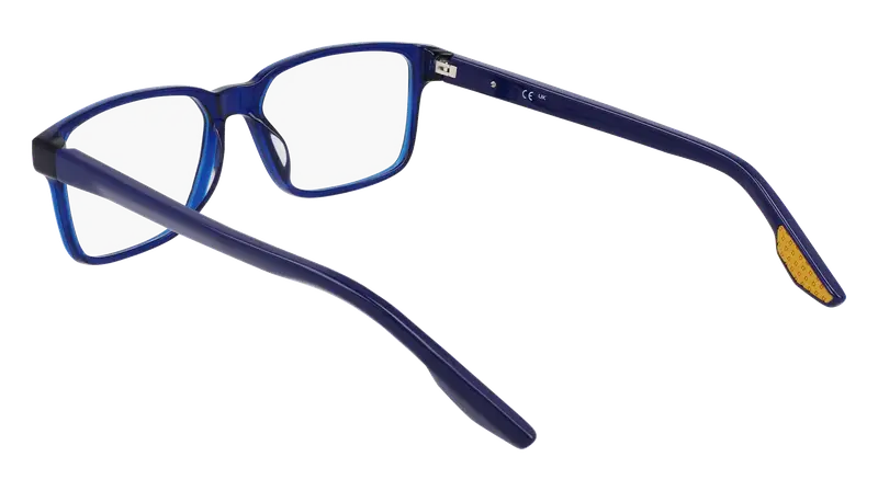 Nike Uomo NIKE 7160 410 Montature da vista Recycled PET Blu Squadrata Normale Fotocromatiche miniatura 2