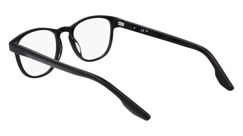 Nike Uomo NIKE 7162 001 Montature da vista Recycled PET Nero Rotonda Normale miniatura 2