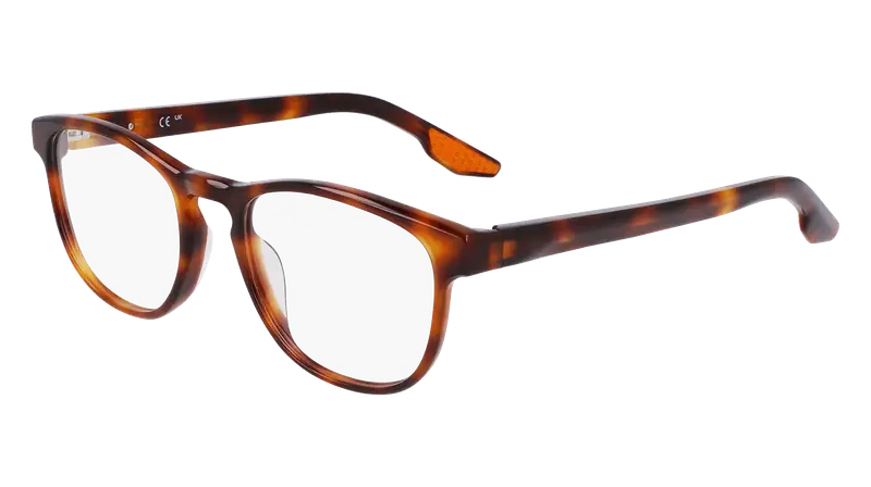 Nike Uomo NIKE 7162 240 Montature da vista Recycled PET Havana  Rotonda Normale