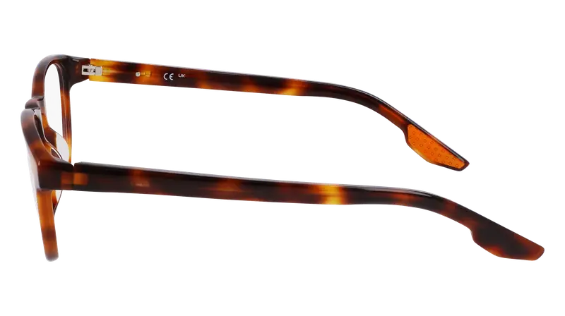 Nike Uomo NIKE 7162 240 Montature da vista Recycled PET Havana Rotonda Normale miniatura 3