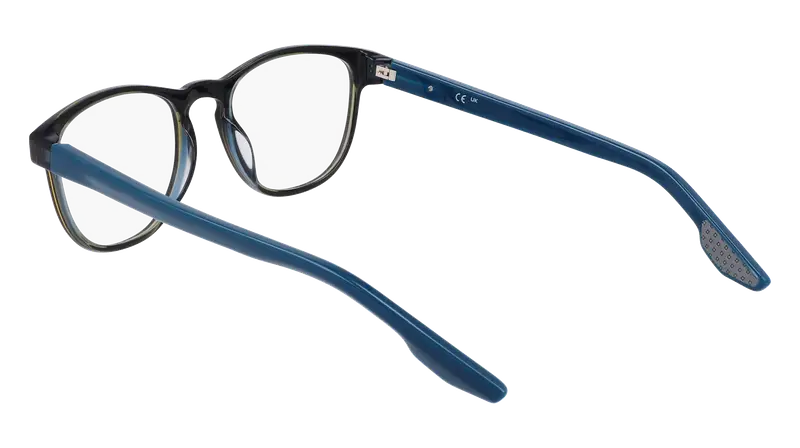 Nike Uomo NIKE 7162 445 Montature da vista Recycled PET Blu Rotonda Normale miniatura 2