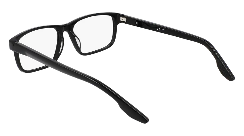 Nike Uomo NIKE 7170 001 Montature da vista Acetato Nero Squadrata Normale Normale miniatura 2