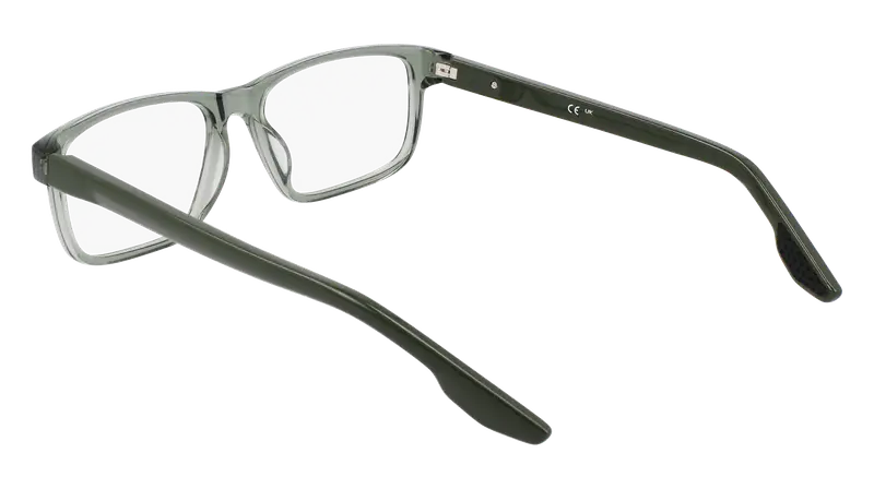 Nike Uomo NIKE 7170 311 Montature da vista Acetato Verde Squadrata Normale Normale miniatura 2