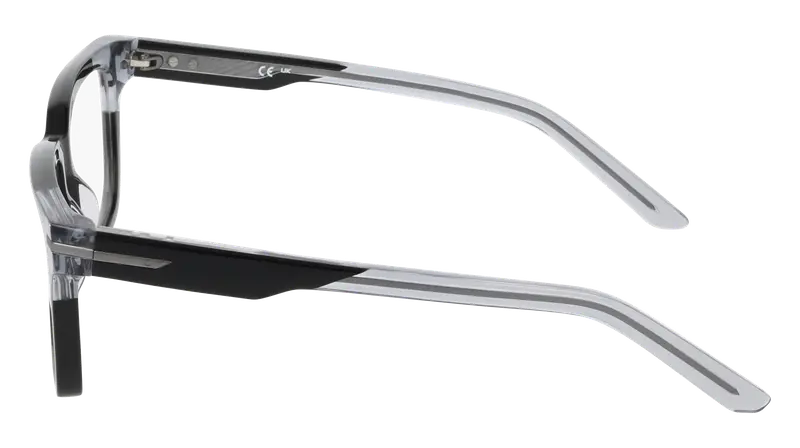 Nike Uomo NIKE 7178 002 Montature da vista Acetato Nero Squadrata Normale miniatura 2