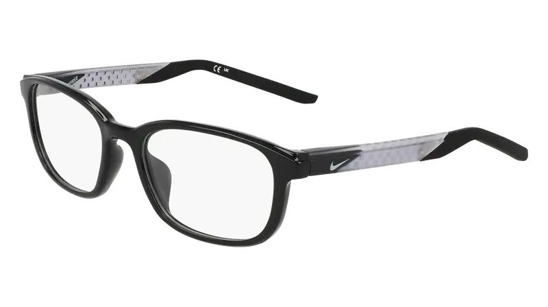 Nike Uomo NIKE 7277 001 Montature da vista Bio-iniettato Nero  Squadrata Normale