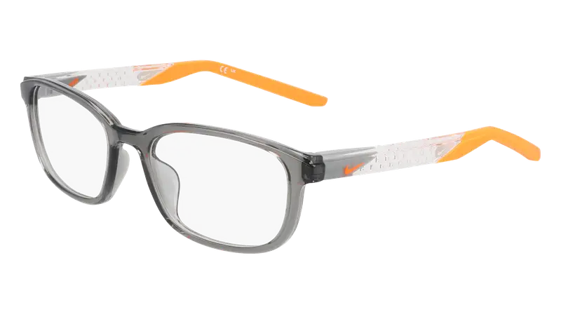 Nike Uomo NIKE 7277 034 Montature da vista Bio-iniettato Grigio  Squadrata Normale