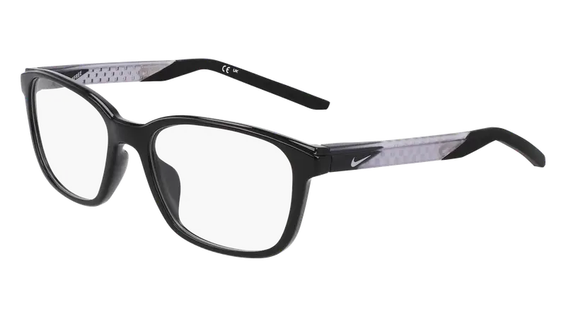 Nike Uomo NIKE 7278 001 Montature da vista Bio-iniettato Nero Squadrata Normale