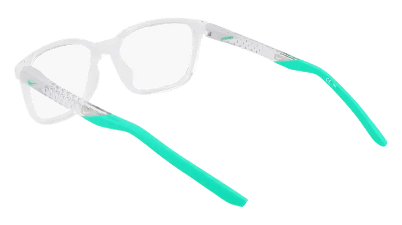 Nike Uomo NIKE 7278 903 Montature da vista Bio-iniettato Trasparente Squadrata Normale miniatura 3