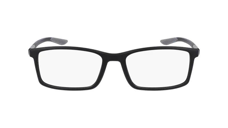 Nike Uomo NIKE 7287 001 Montature da vista Bio-iniettato Nero Squadrata Normale Fotocromatiche miniatura 2