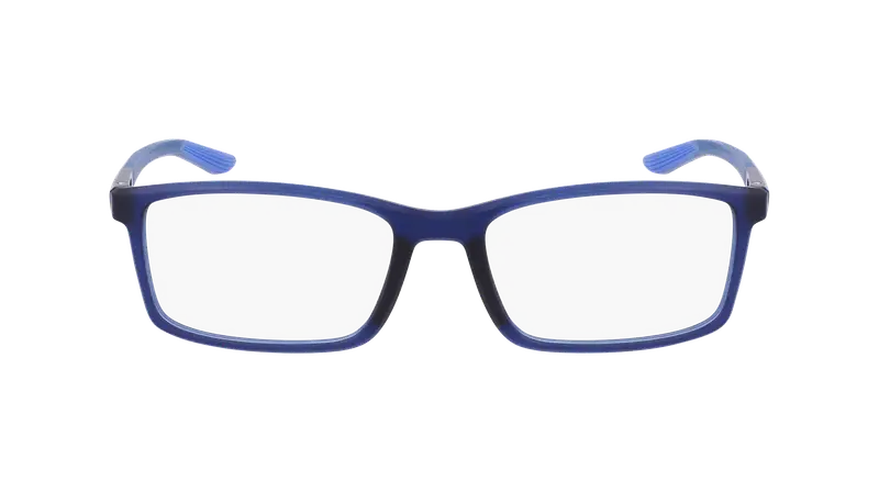 Nike Uomo NIKE 7287 410 Montature da vista Bio-iniettato Blu Squadrata Normale Fotocromatiche miniatura 2