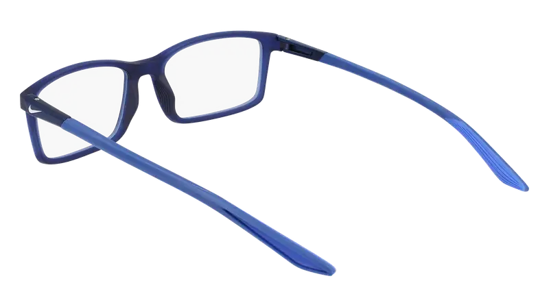 Nike Uomo NIKE 7287 410 Montature da vista Bio-iniettato Blu Squadrata Normale Fotocromatiche miniatura 3