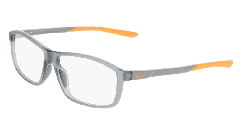 Nike Uomo NIKE 7291 034 Montature da vista Bio-iniettato Grigio  Squadrata Normale